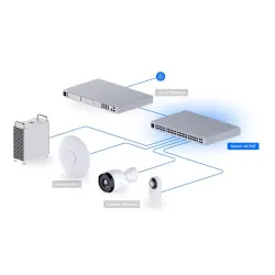 SWITCH CU 48 PORTURI RJ45 (32 POE+), 4 X SFP - imagine 3