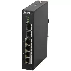 Switch Dahua PFS3206-4P-96,  PoE , 4+2 porturi, Total 96W, 8000 MAC, 1000 Mbps