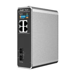 Switch industrial 3 x RJ45 1G PoE+, 1 x RJ45 1G Hi-PoE, 2 x SFP 1G, Cloud Management - Ruijie Reyee RG-NIS2100-4GT2SFP-HP