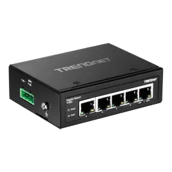 Switch industrial 5 porturi Gigabit DIN-Rail - TRENDnet TI-G50