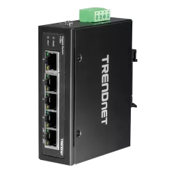 Switch industrial 5 porturi Gigabit DIN-Rail - TRENDnet TI-G50 - imagine 1