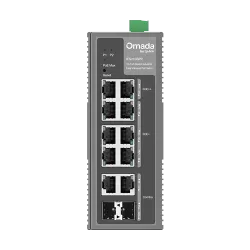 Switch industrial 8 x RJ45 1G PoE+/PoE++, 2 x combo SFP/RJ45 1G, Easy Managed - TP-Link Omada IES210GPP - imagine 1